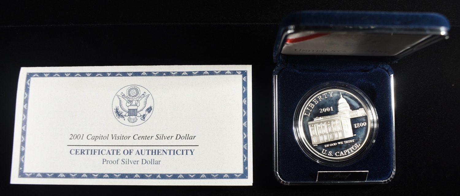 2001 $1 COMMEM U.S. CAPITOL VISITOR CENTER