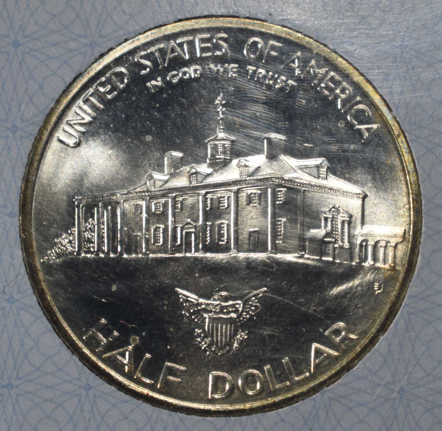 1982-D 50C COMMEM WASHINGTON AACGS GEM BU