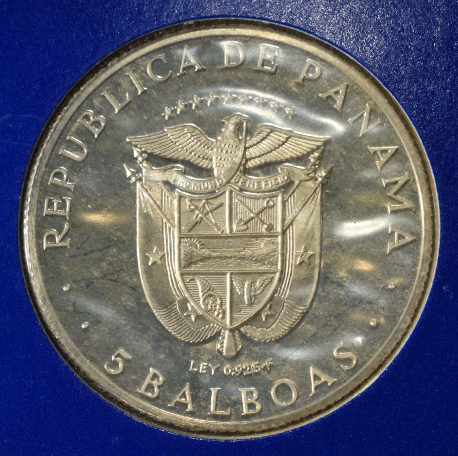 REPUBLIC OF PANAMA PROOF COMMEM 92.5% SILVER