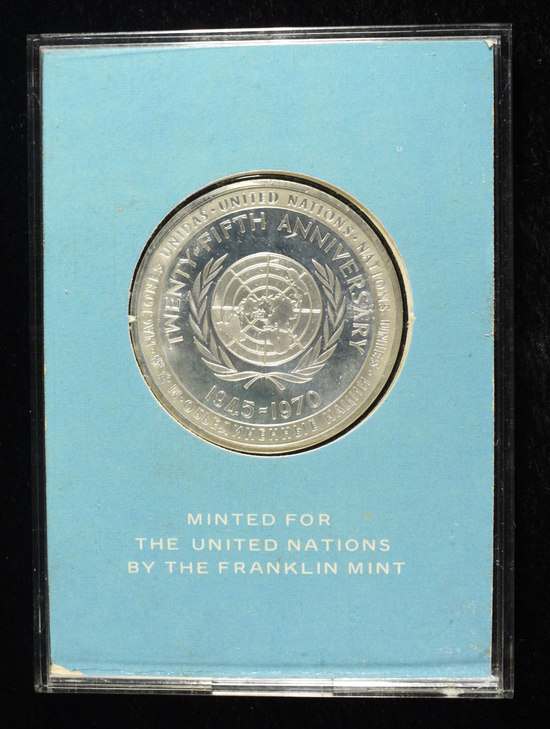 25TH ANNIVERSARY COMMEM MEDAL 92.5% SILVER