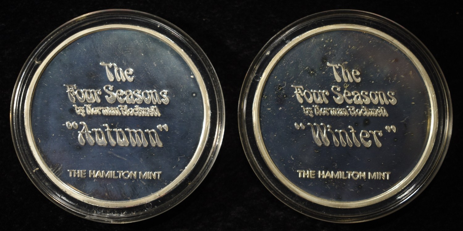 (2) 1 OZ 90% STERLING SILVER