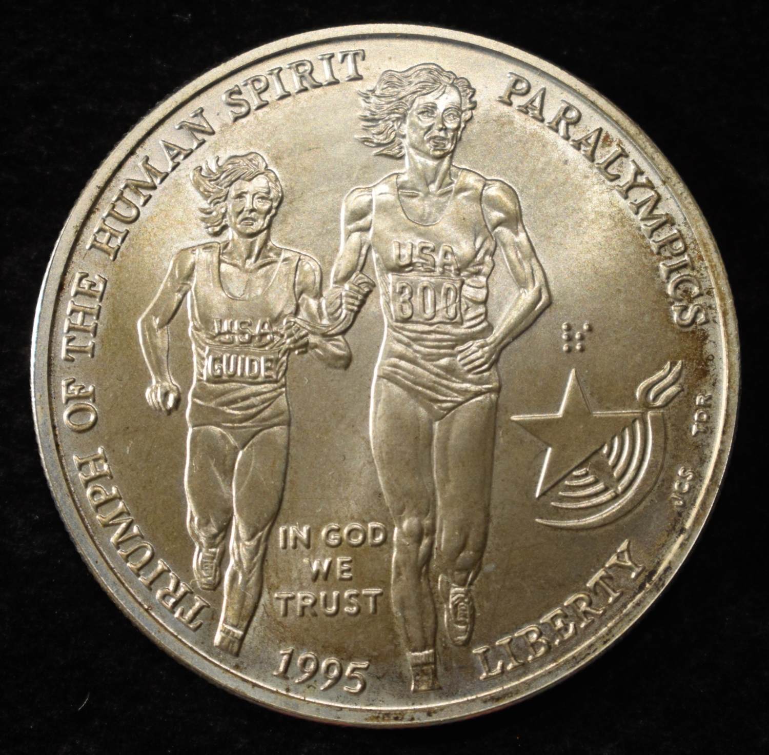 1995-D $1 COMMEM PARALYMPICS