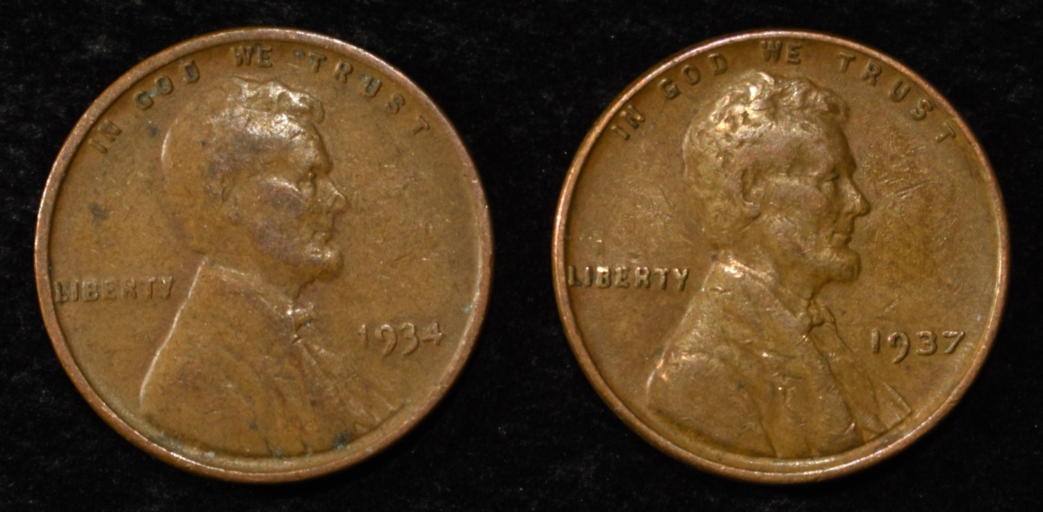 (250) WHEAT CENTS FROM THE 1930'S