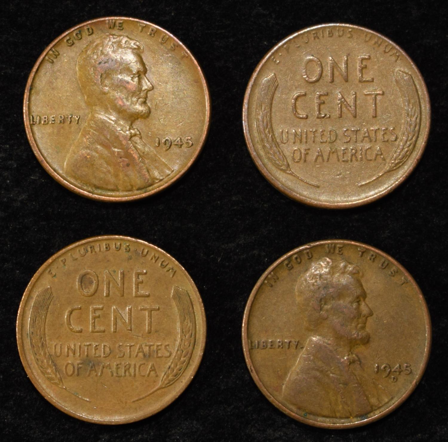 (500) 40'S & 50'S WHEAT CENTS