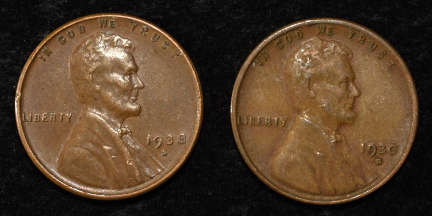 200 "S" MINT WHEAT CENTS