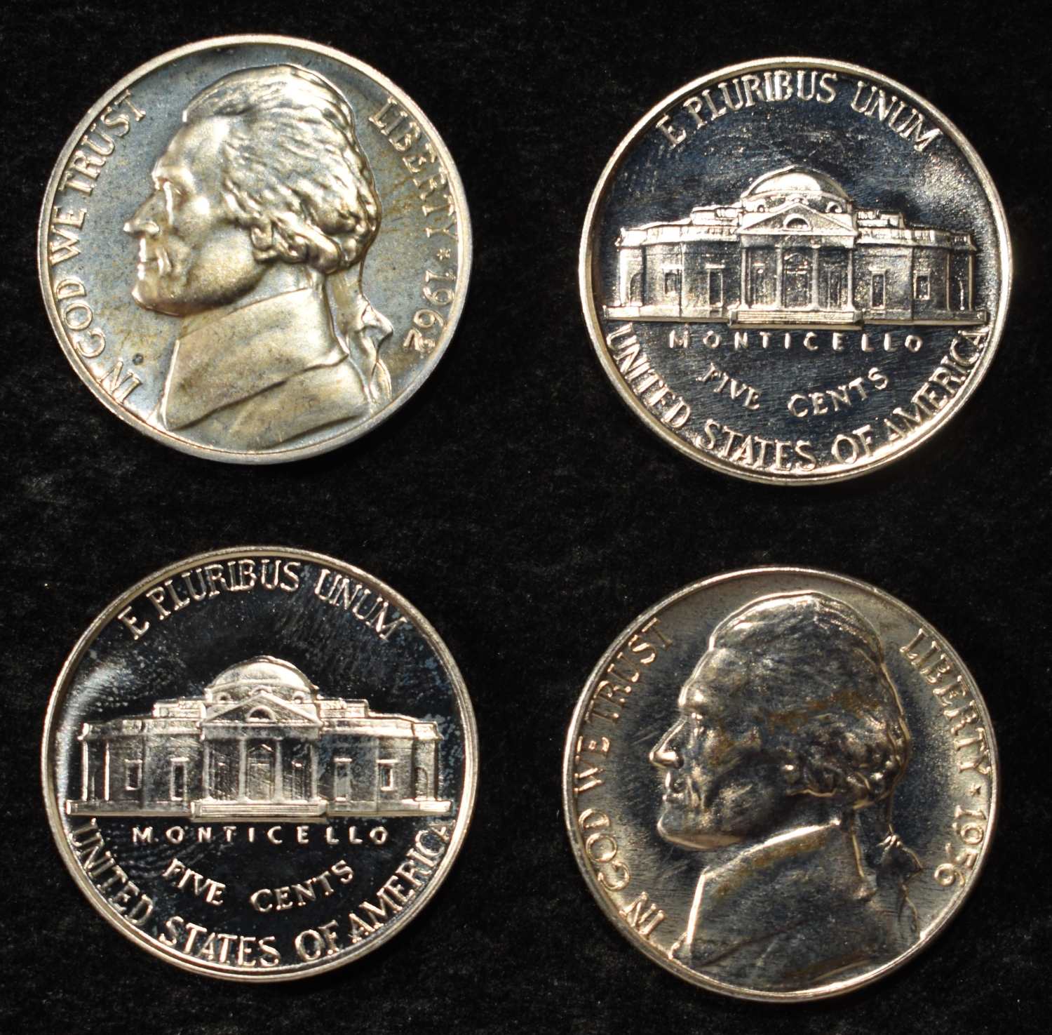 (71) PROOF JEFFERSON NICKELS