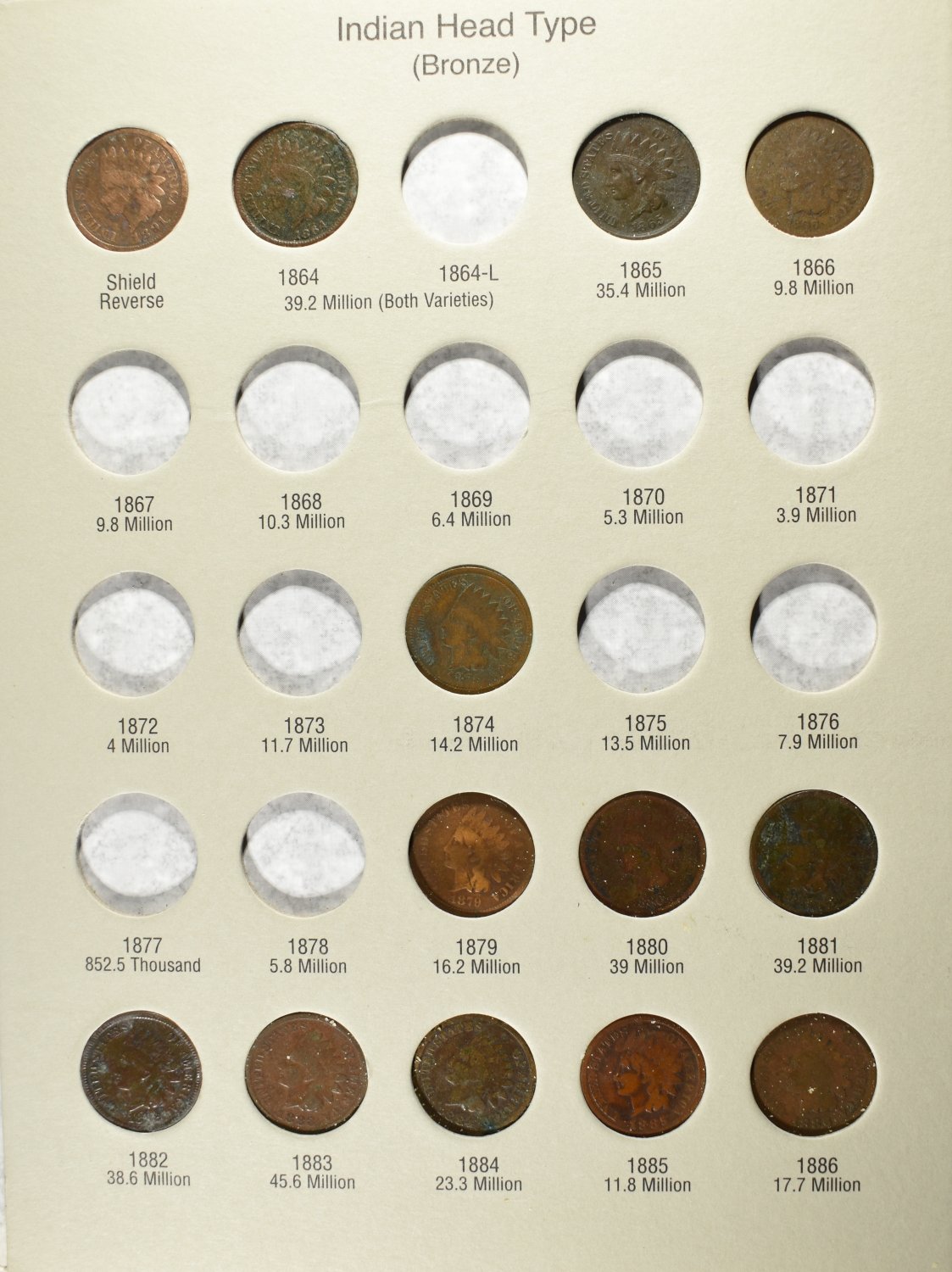 FLYING EAGLE & INDIAN HEAD CENT COLLECTION