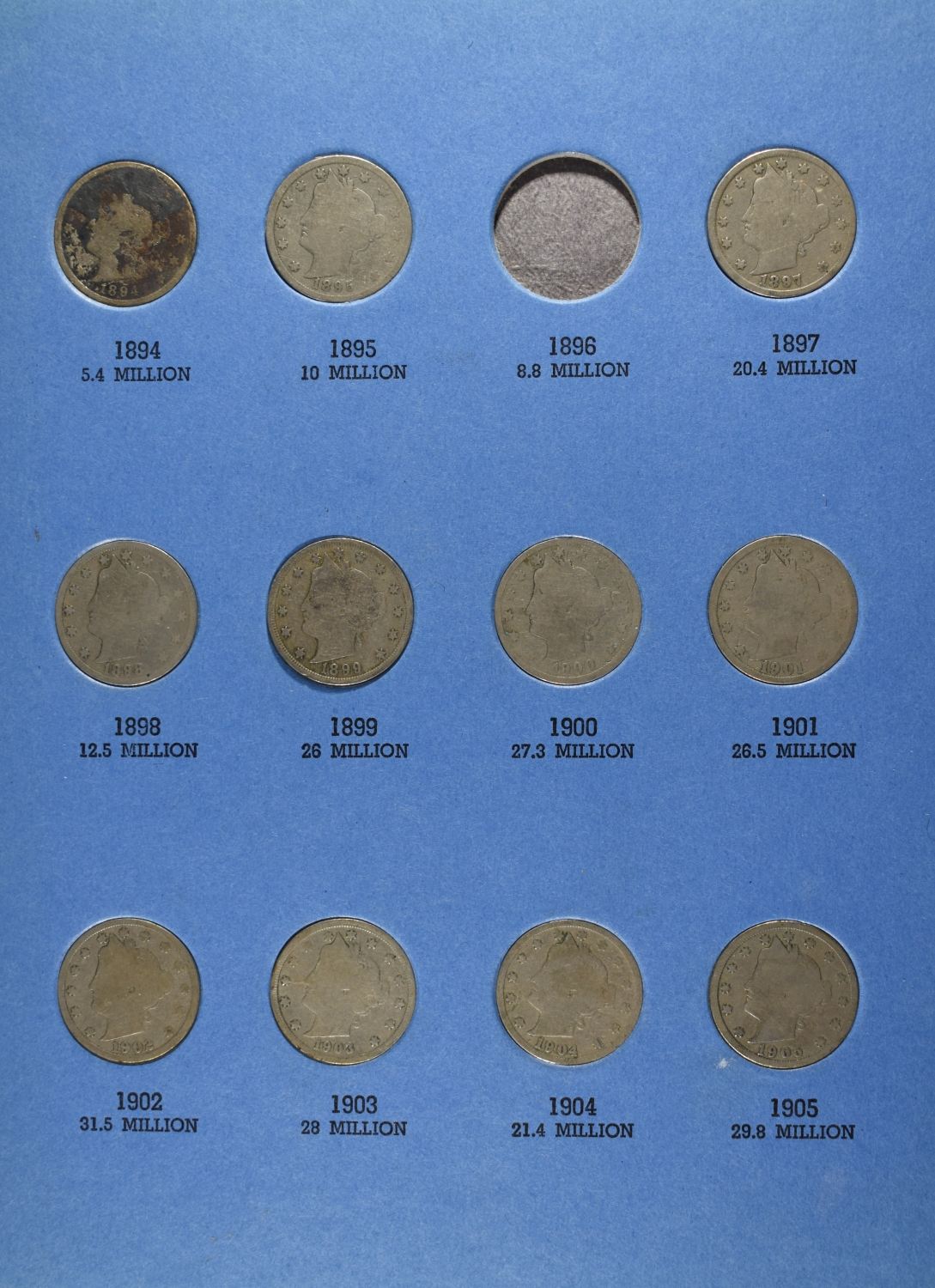 LIBERTY & JEFFERSON NICKEL COLLECTIONS