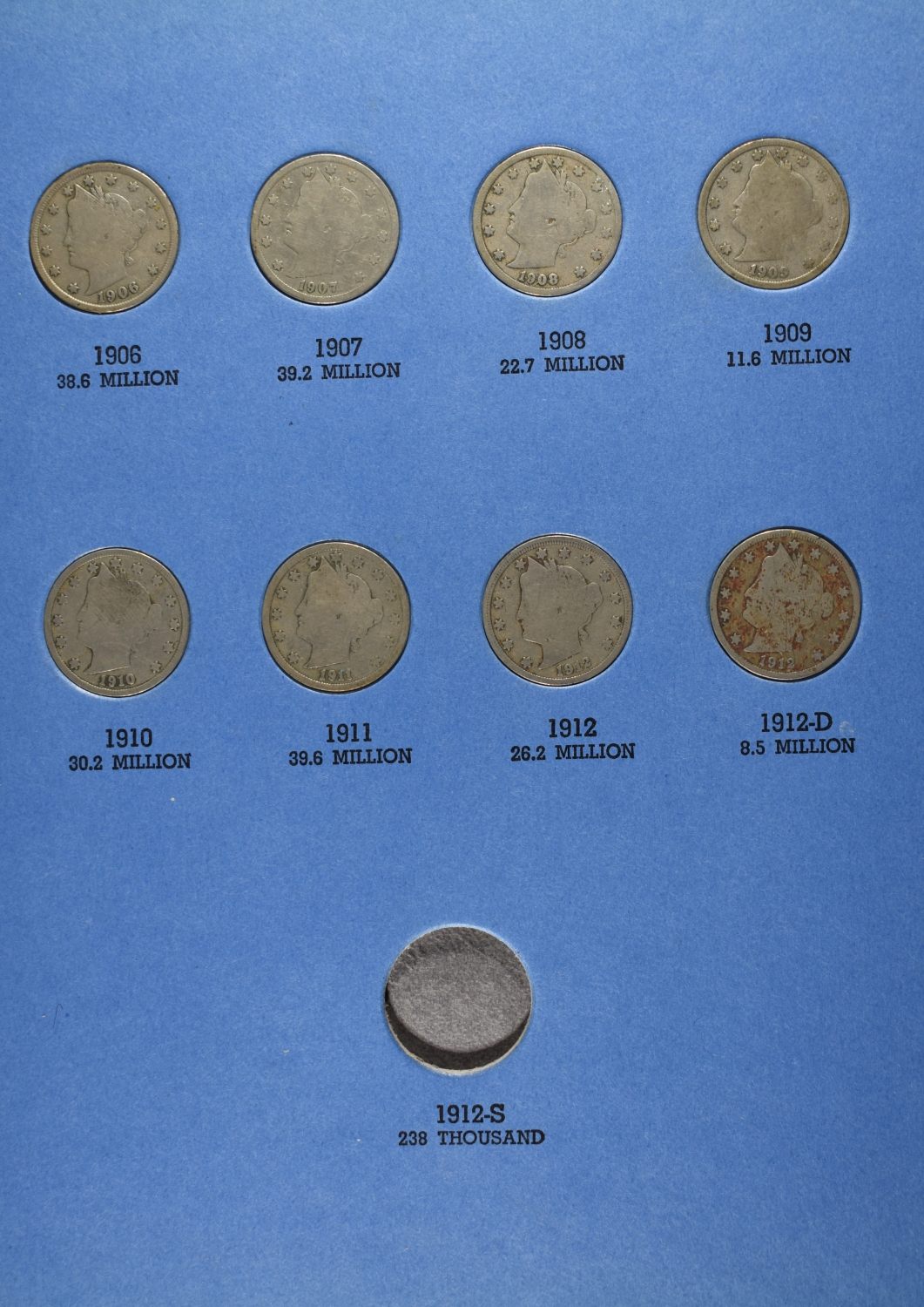 LIBERTY & JEFFERSON NICKEL COLLECTIONS