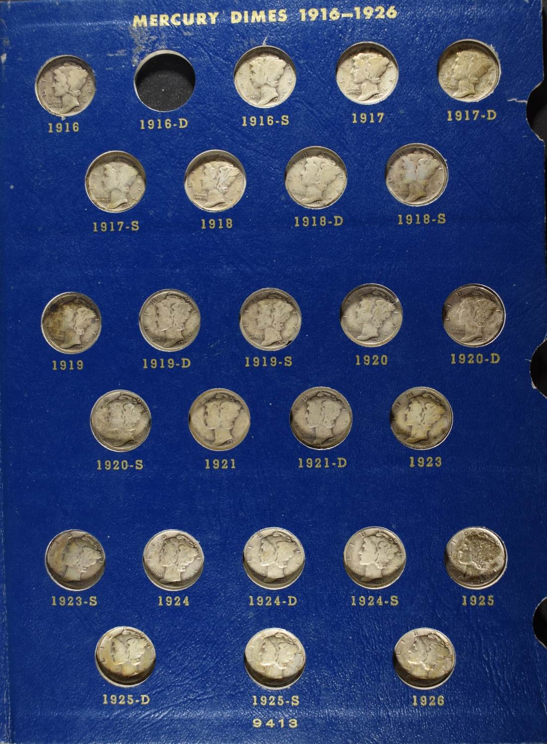 MERCURY DIME COLLECTION