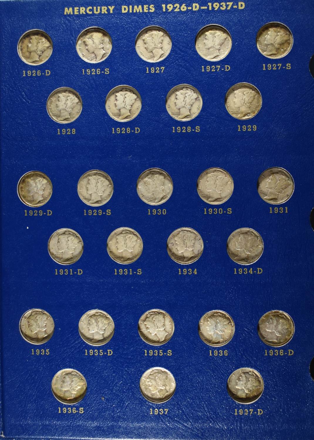 MERCURY DIME COLLECTION