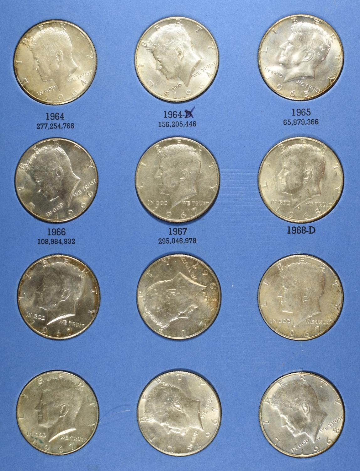 KENNEDY HALF DOLLARS COLLECTION WHITMAN
