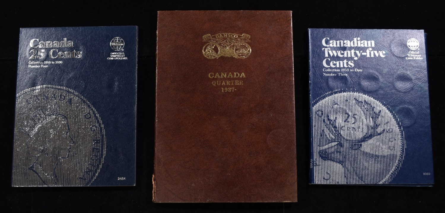 (3) CANADIAN 25 CENT COLLECTIONS