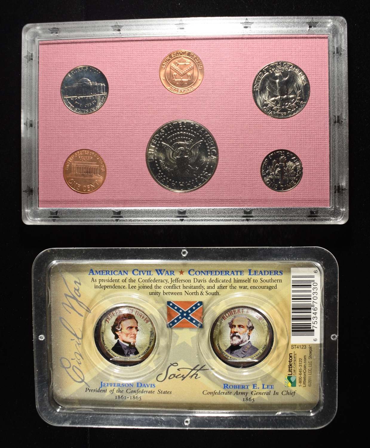 (5) COIN SETS AND PLAQUES