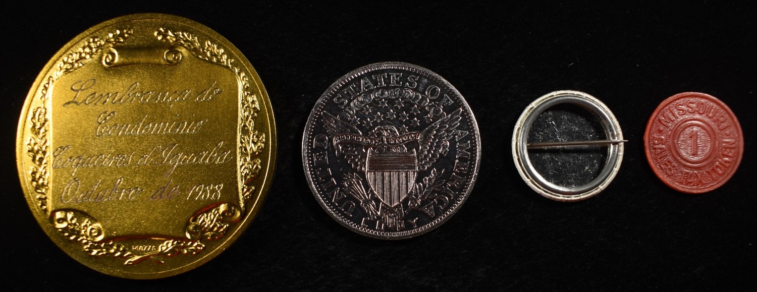 (60) MISC. TOKENS AND MEDALS