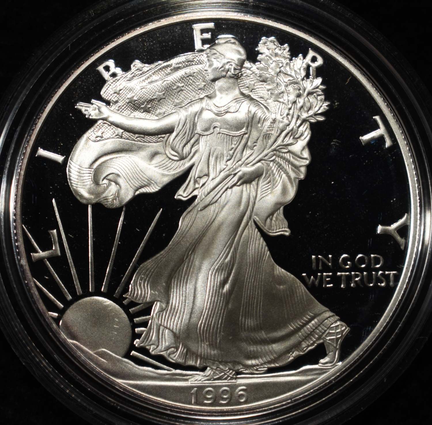 1996-P AMERICAN SILVER EAGLE PROOF