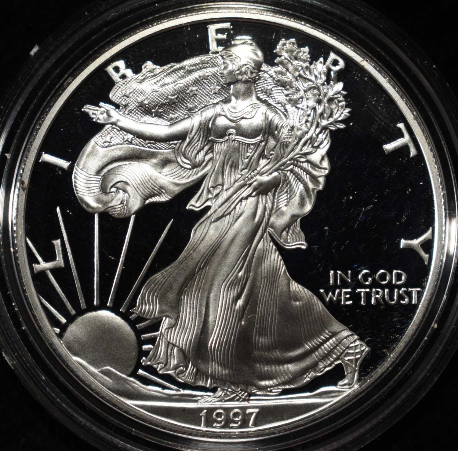 1997-P AMERICAN SILVER EAGLE PROOF
