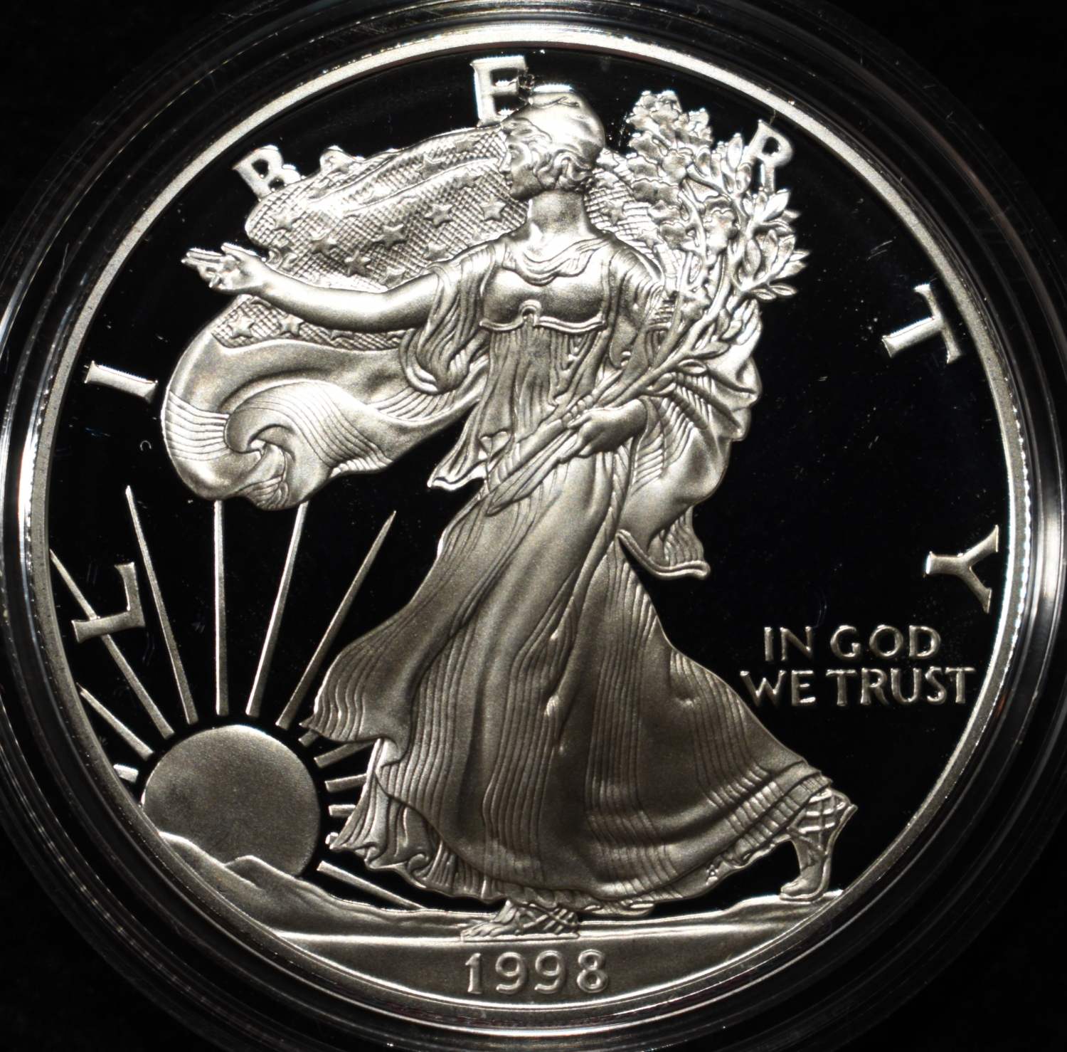 1998-P AMERICAN SILVER EAGLE PROOF