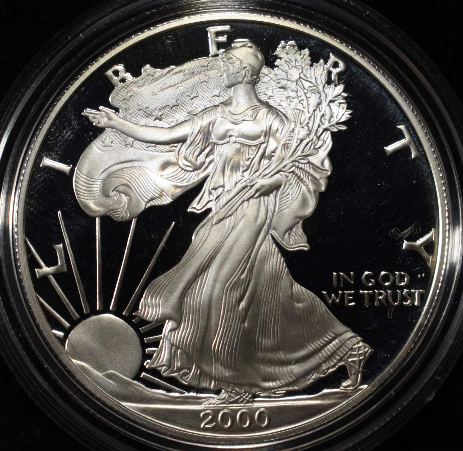 2000-P AMERICAN SILVER EAGLE PROOF
