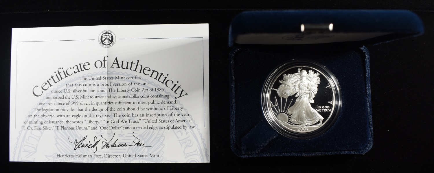 2003-W AMERICAN SILVER EAGLE PROOF