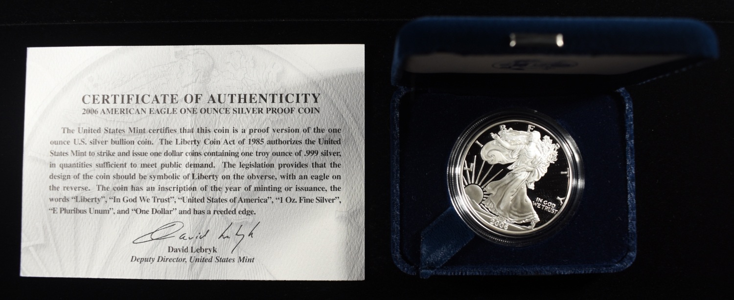 2006-W AMERICAN SILVER EAGLE PROOF