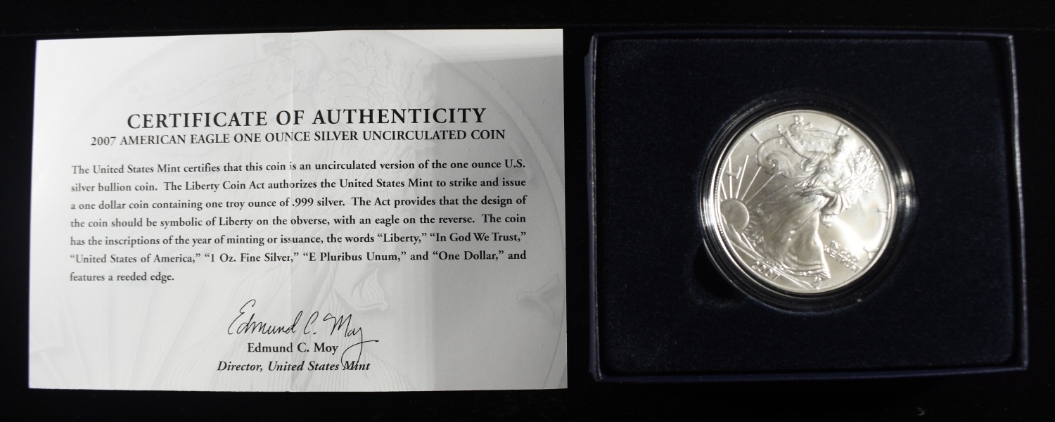 2007-W AMERICAN SILVER EAGLE