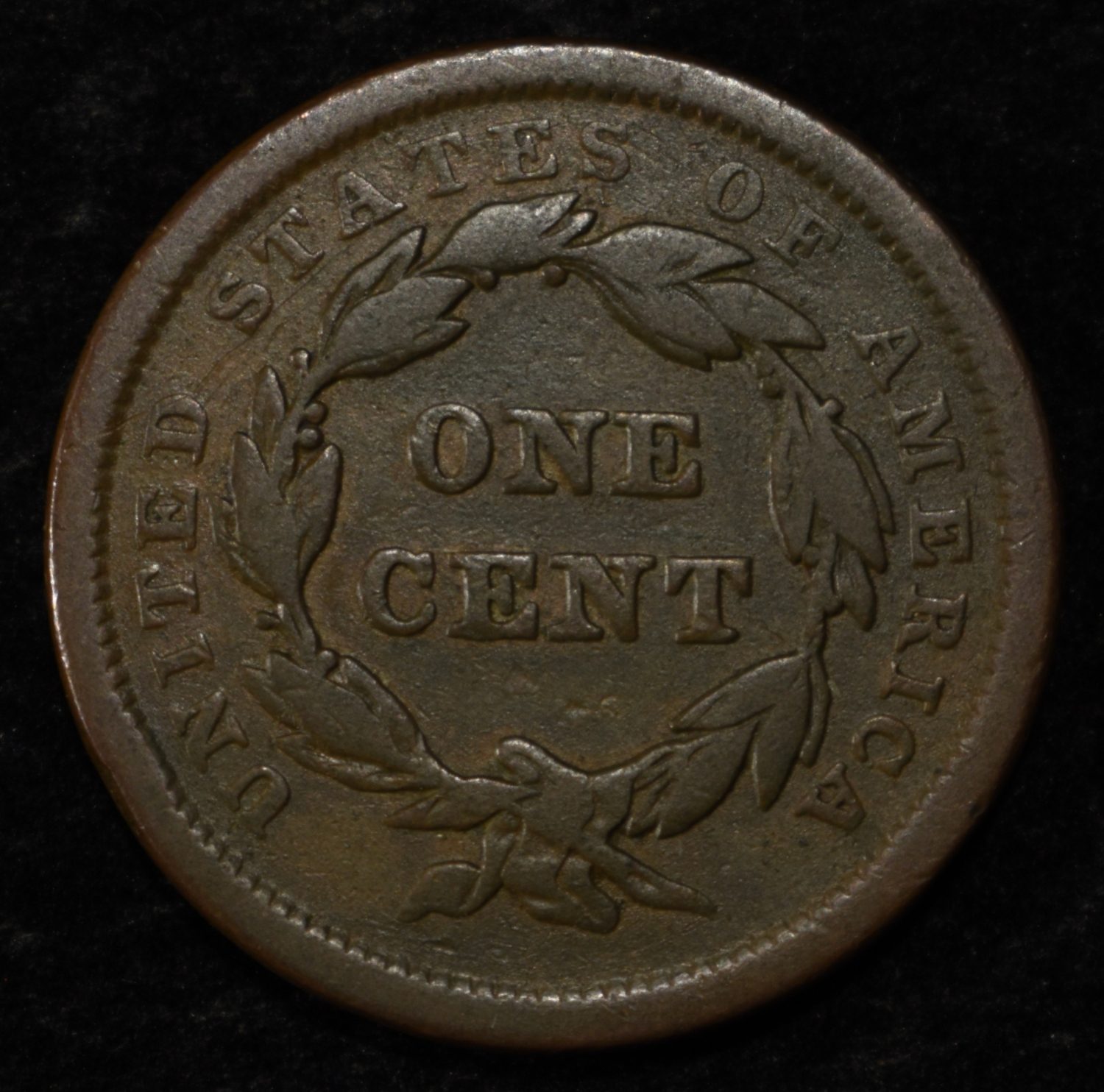 1840 SMALL DATE LARGE CENT VF