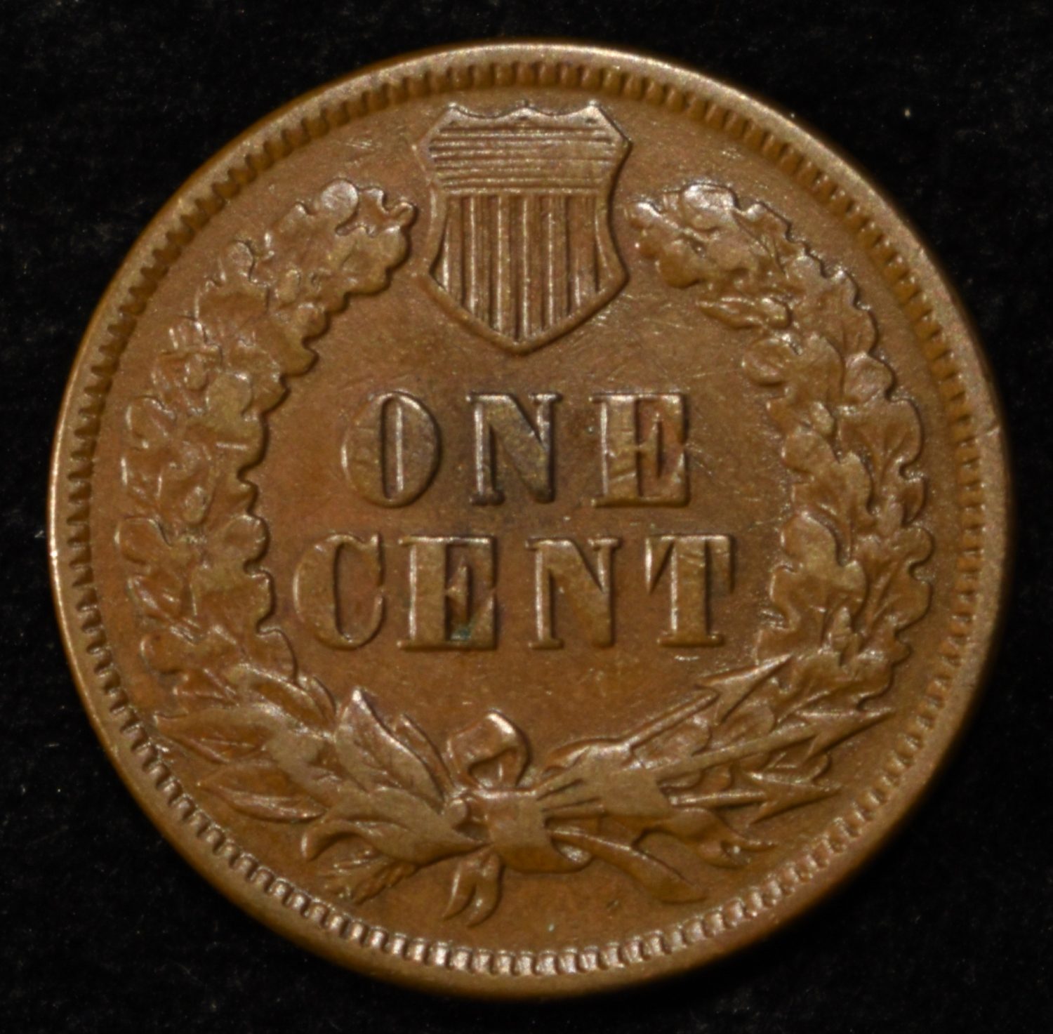 1873 INDIAN CENT XF