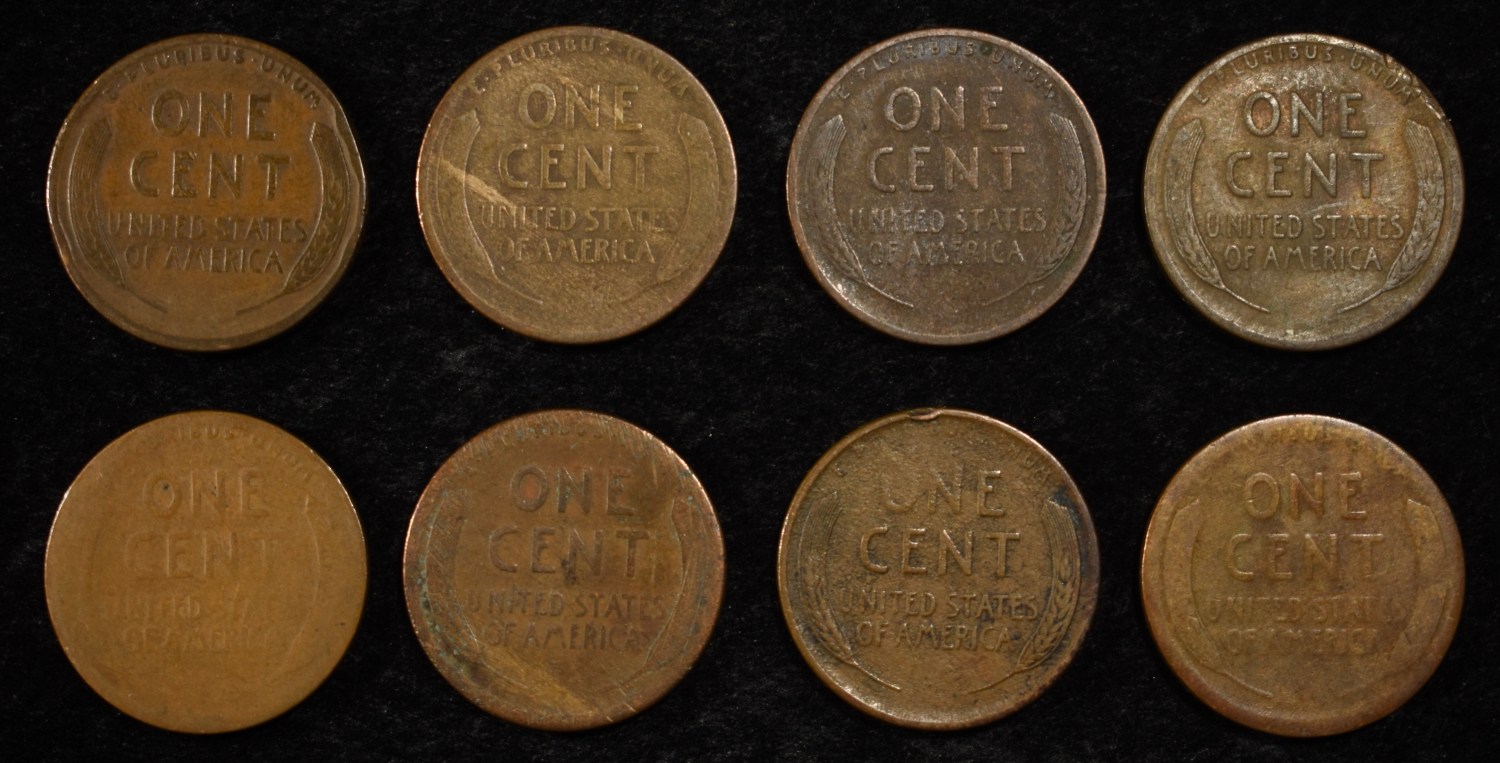 8 NICE EARLY SEMIKEY WHEAT CENTS