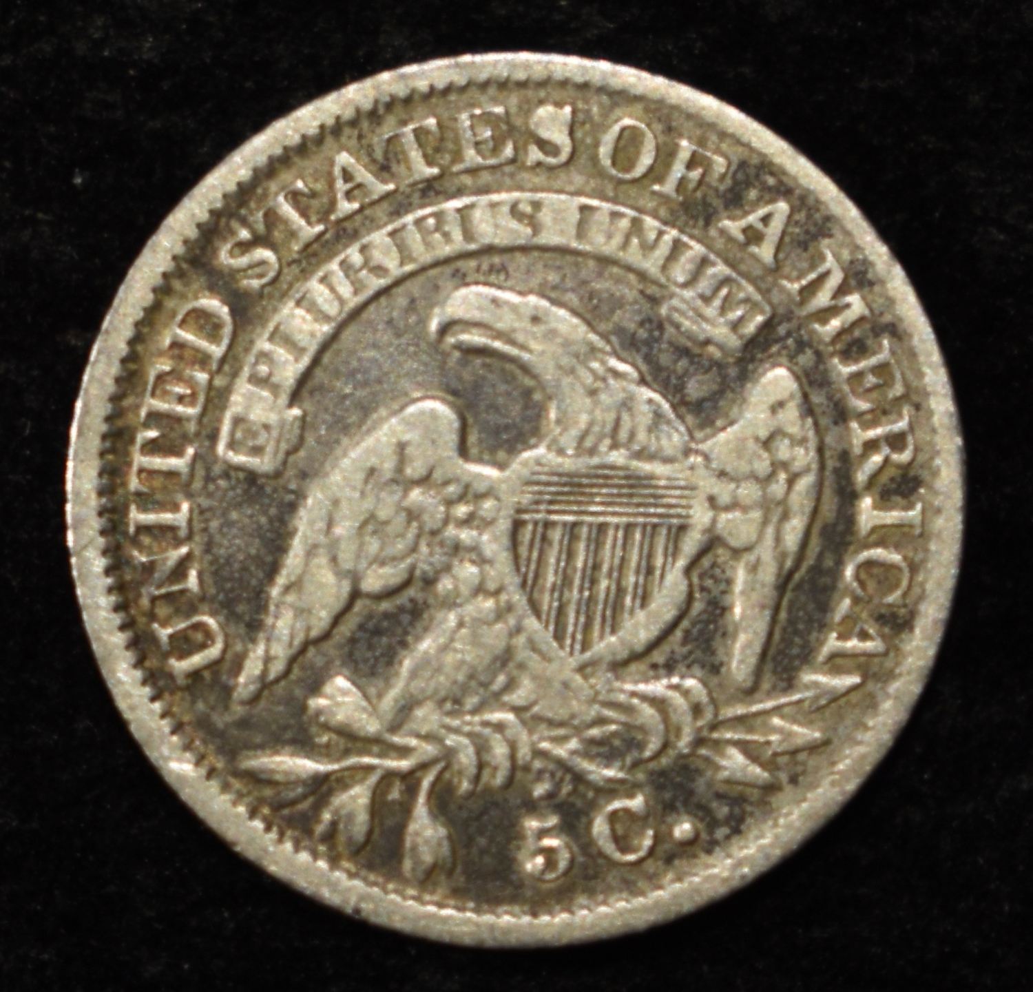 1835 BUST HALF DIME FINE
