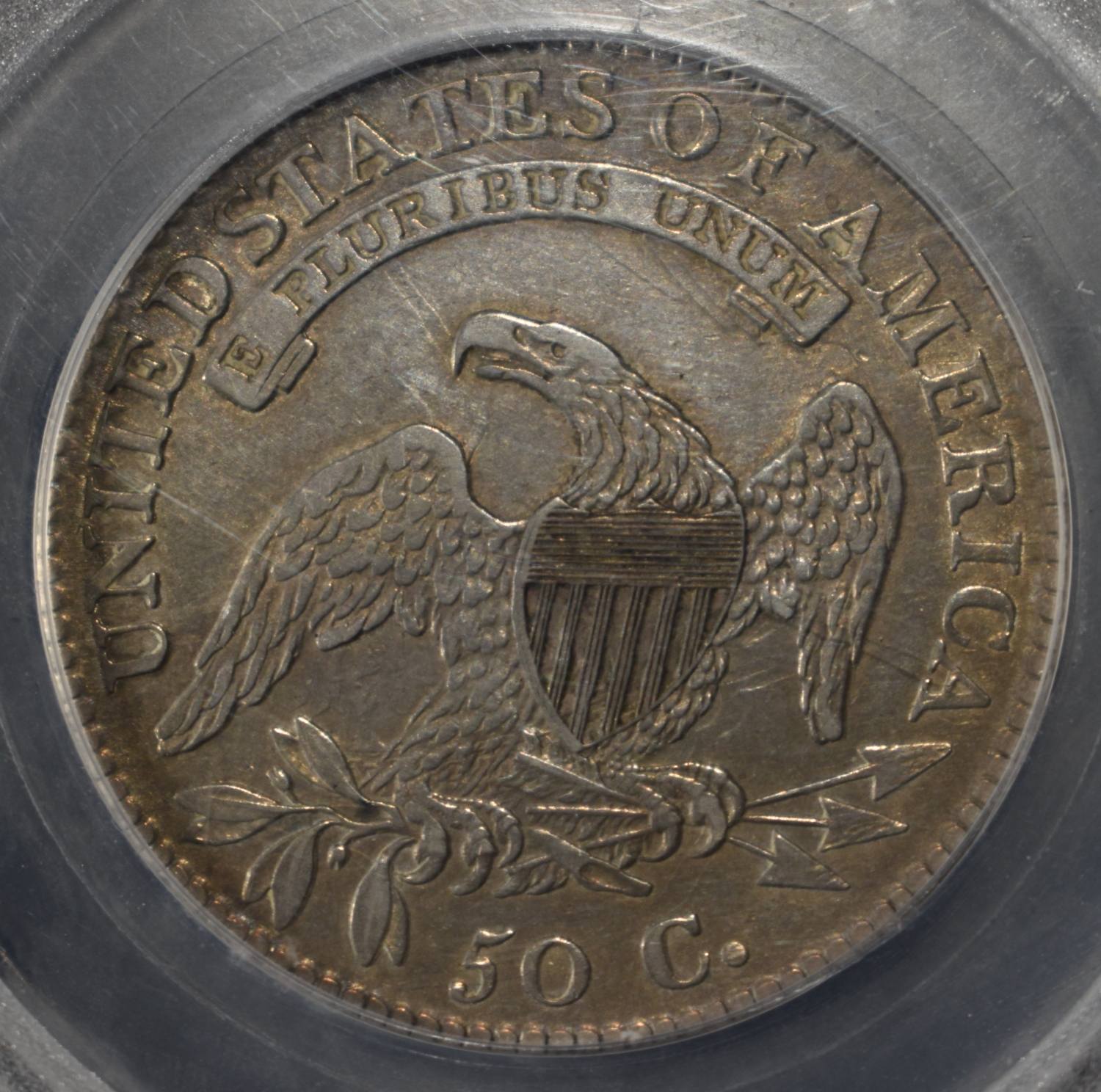 1815/2 BUST HALF DOLLAR SEGS AU O-101
