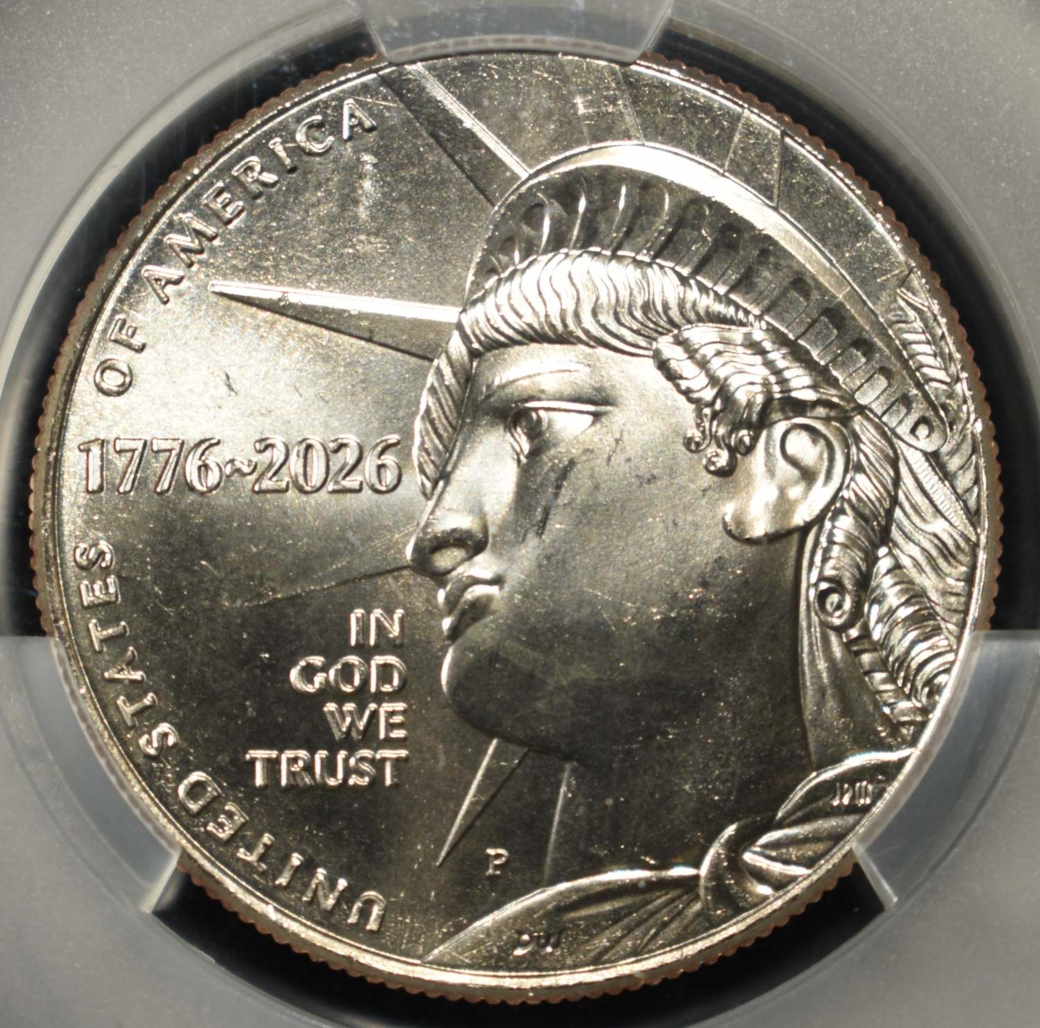1776-2026-P ENDURING LIBERTY HALF DOLLAR CAC MS-63