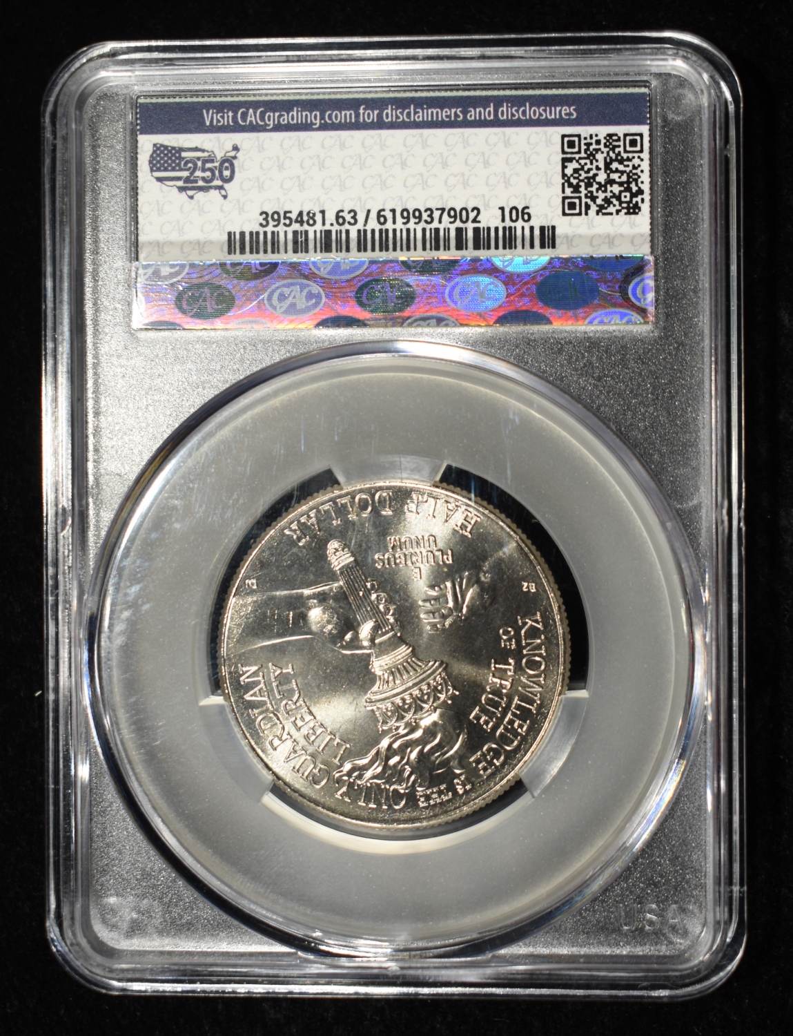 1776-2026-P ENDURING LIBERTY HALF DOLLAR CAC MS-63