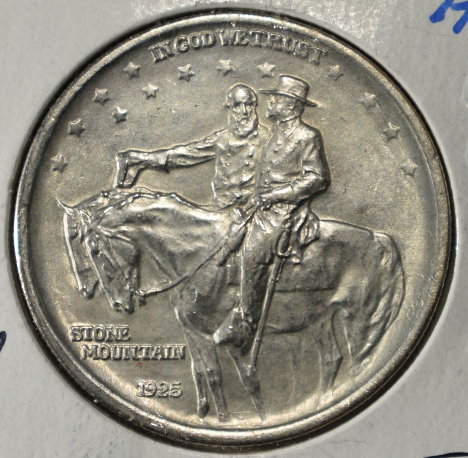 1925 50C COMMEM STONE MOUNTAIN GEM BU