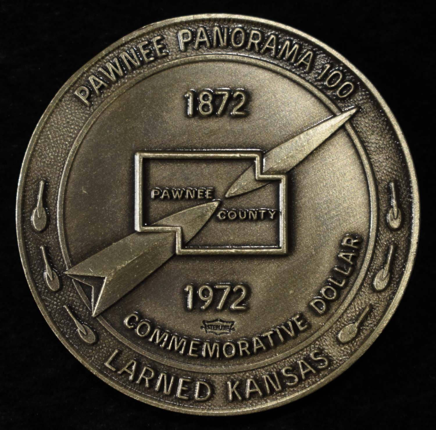 KANSAS APPROX 1 OZ 92.5% SILVER