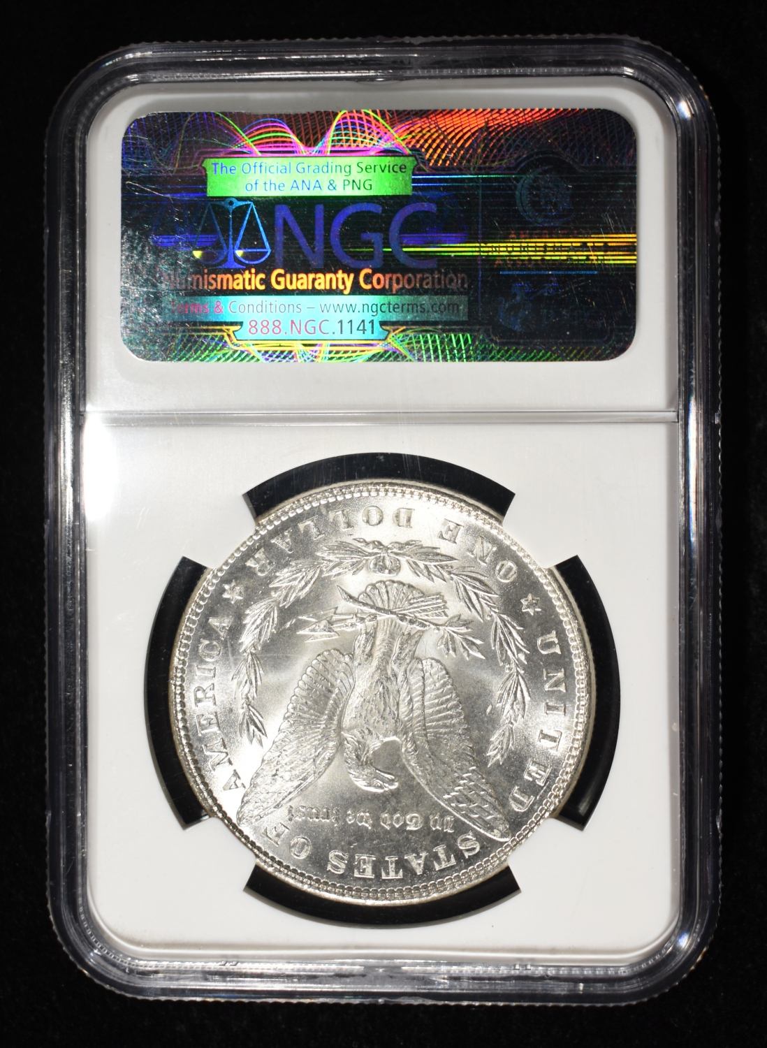 1887 MORGAN DOLLAR NGS MS-63 OLATHE HOARD