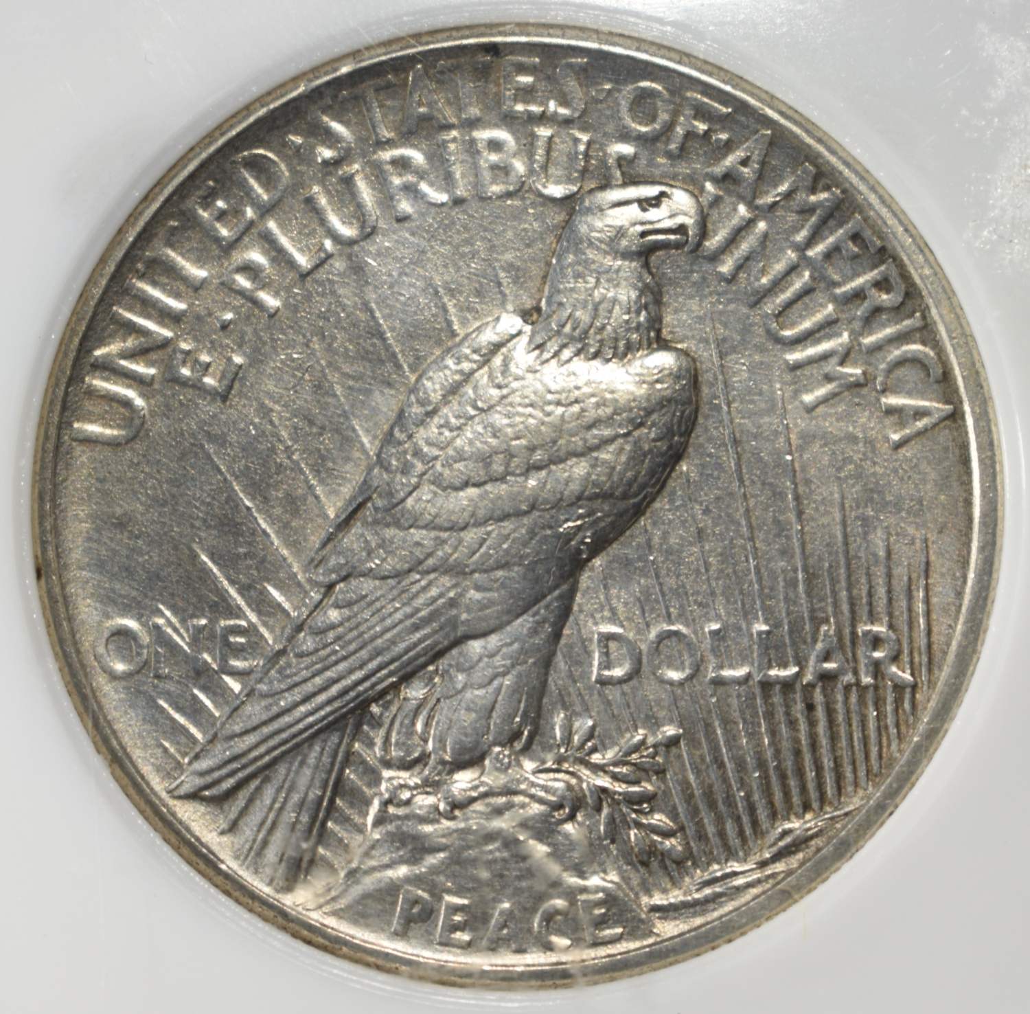 1921 PEACE DOLLAR PCI AU CLEANED