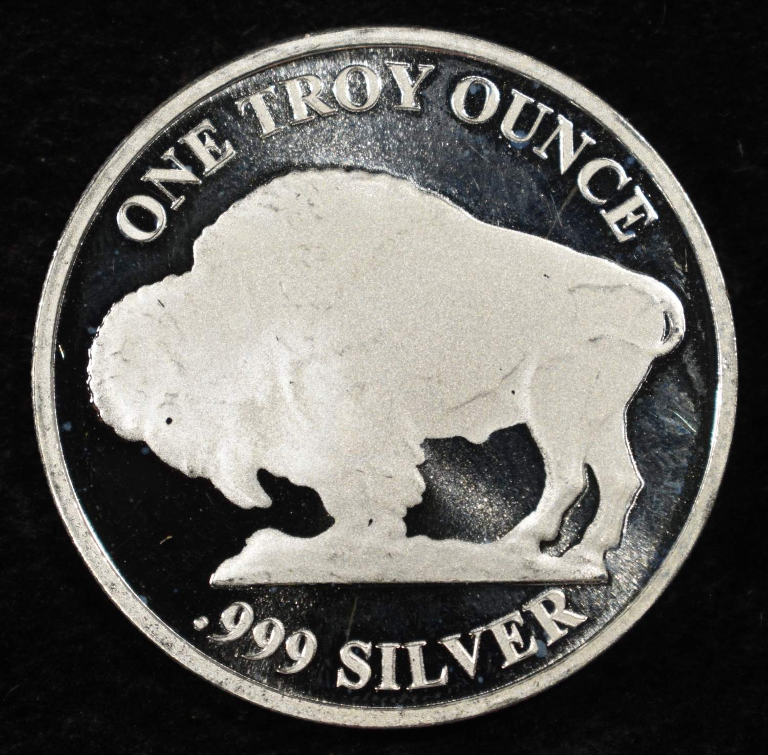 1 OZ .999 SILVER PROOF ROUND