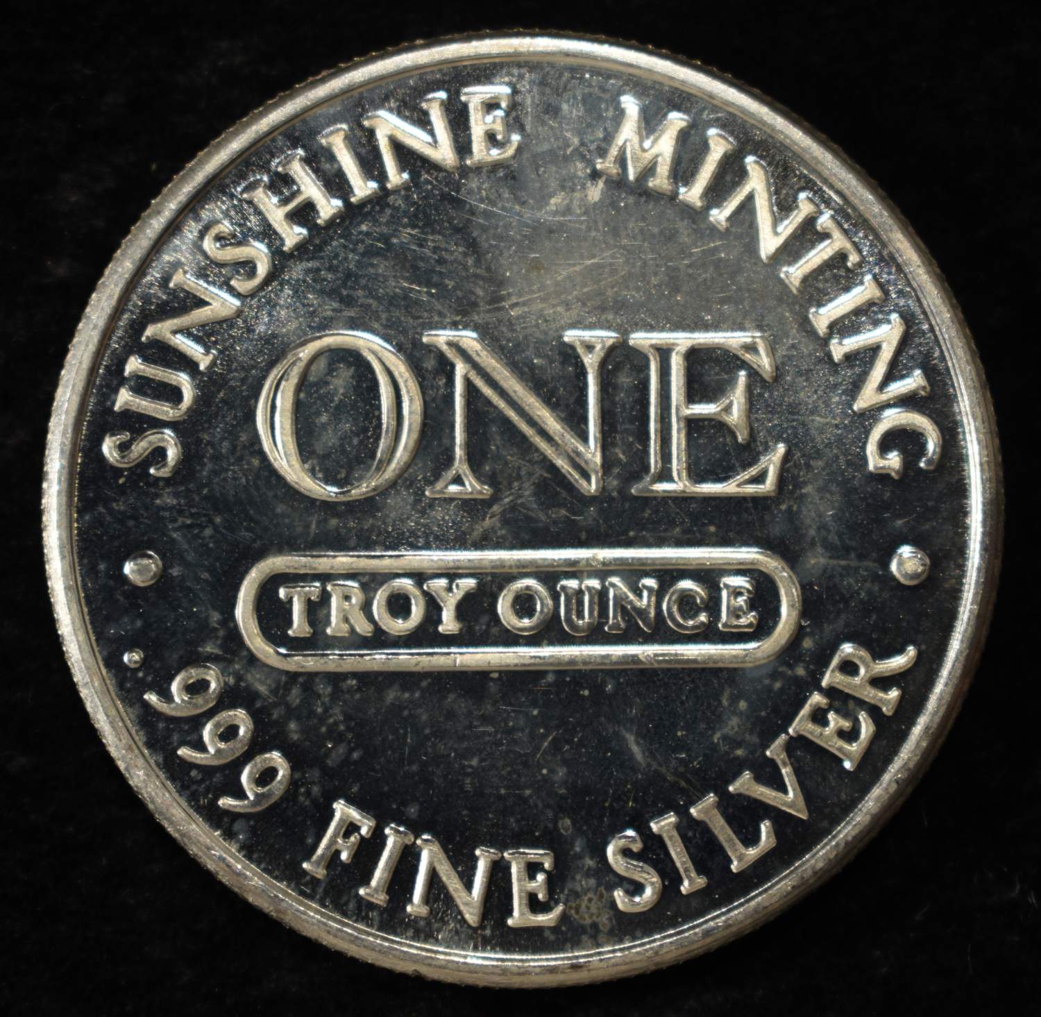 1 OZ .999 SILVER ROUND