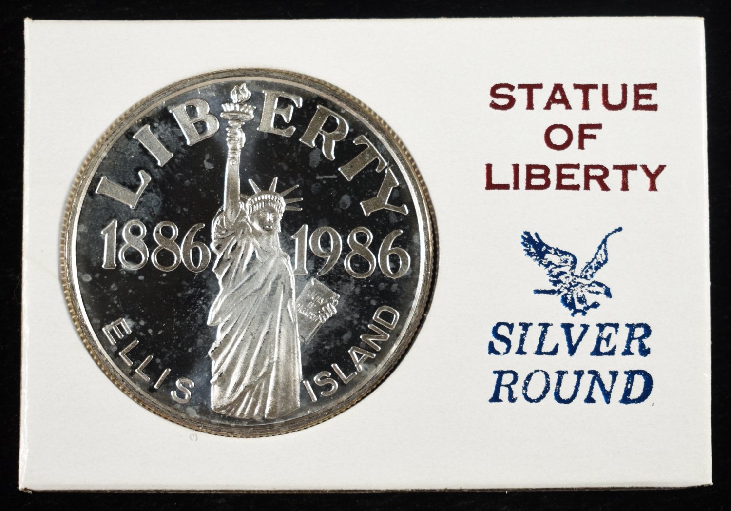 1886-1986 1 OZ .999 SILVER ROUND
