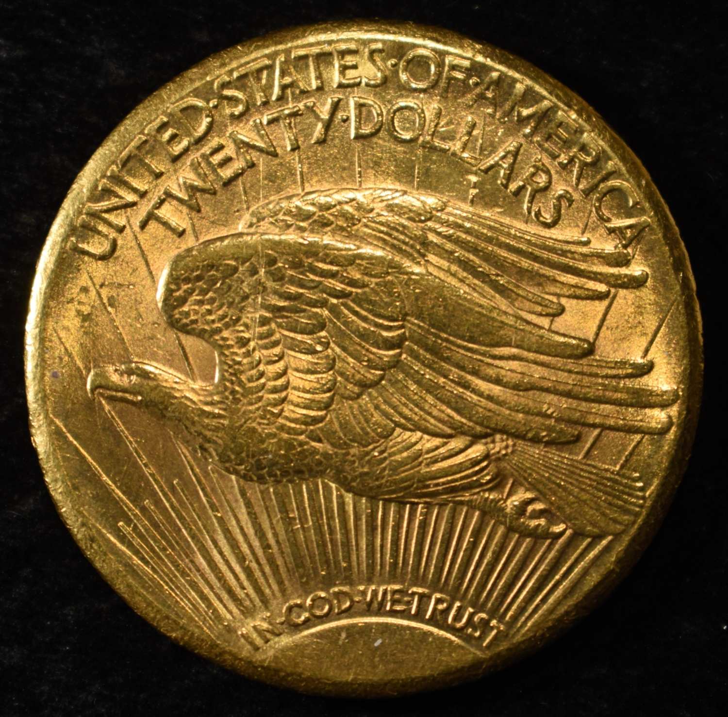 1925-S $20 GOLD DOUBLE EAGLE NICE BU SCARCE