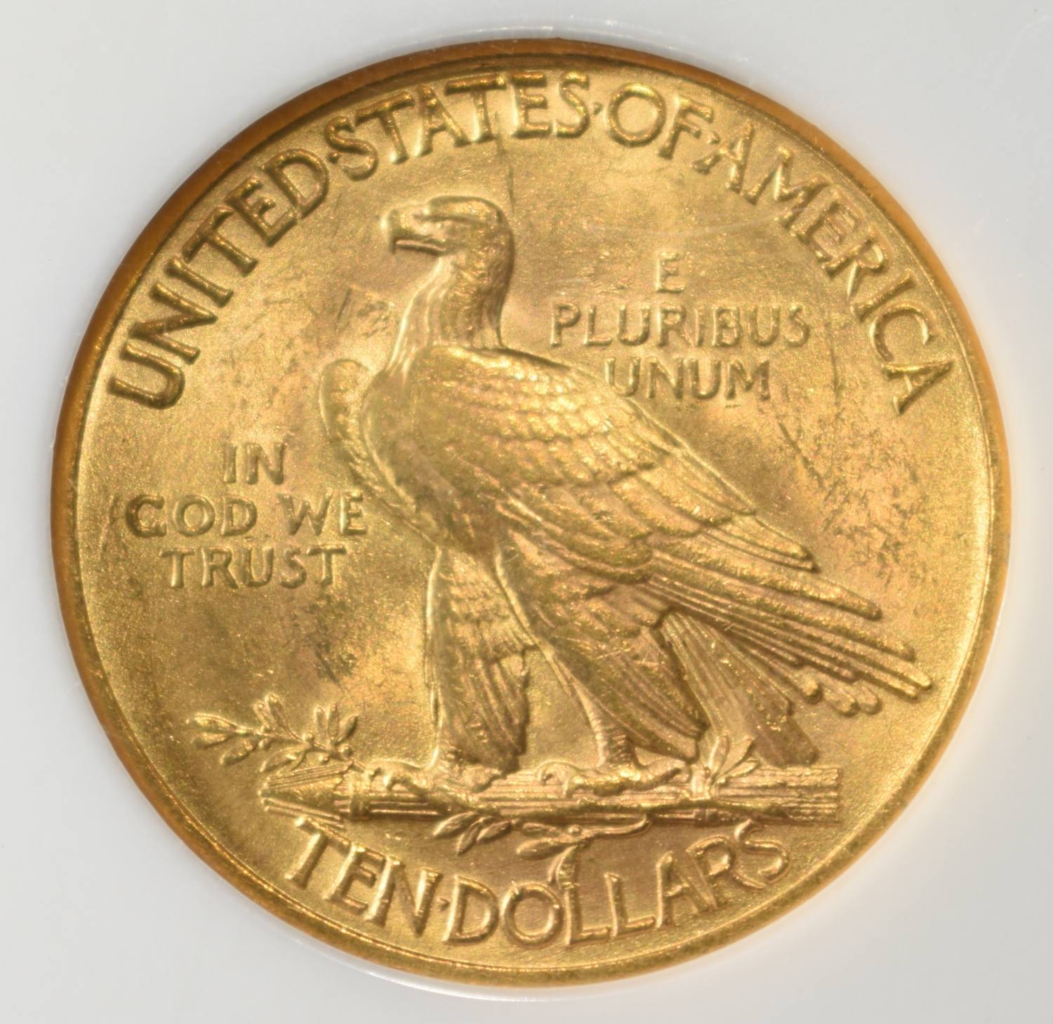 1932 $10 GOLD INDIAN NGC MS-62