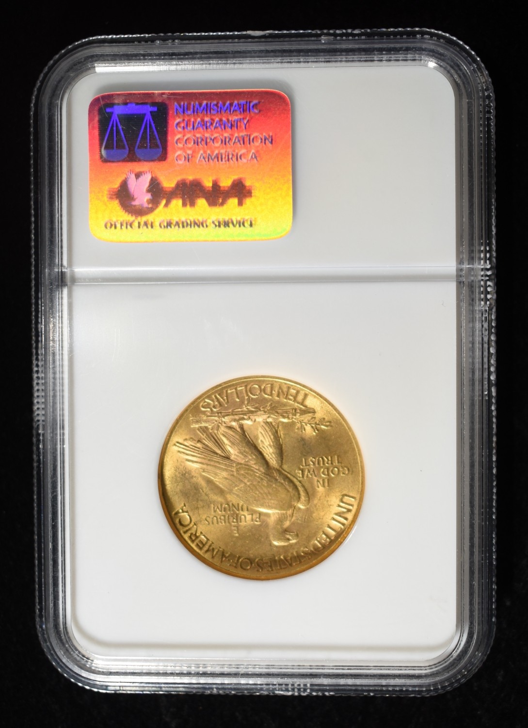 1932 $10 GOLD INDIAN NGC MS-62