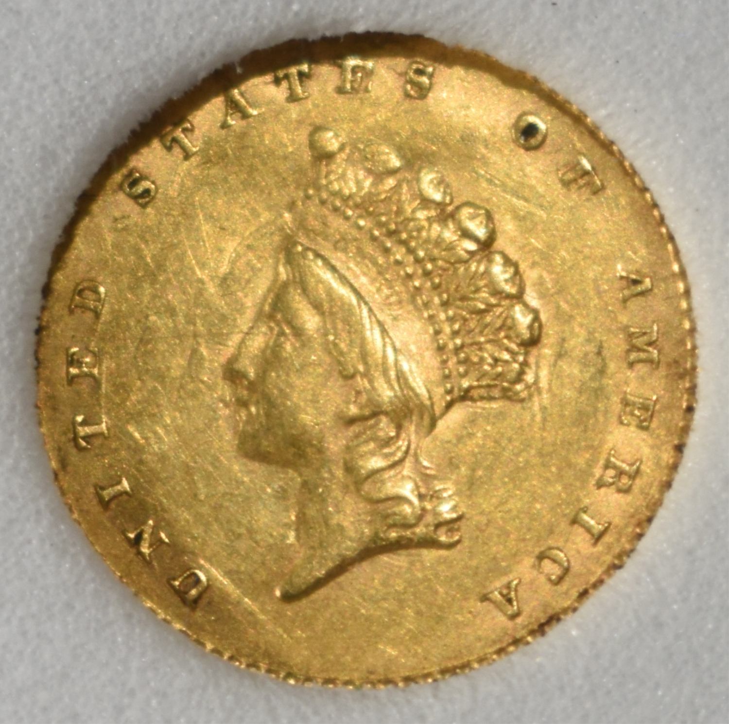 1855 $1 TYPE2 GOLD PCI CH BU
