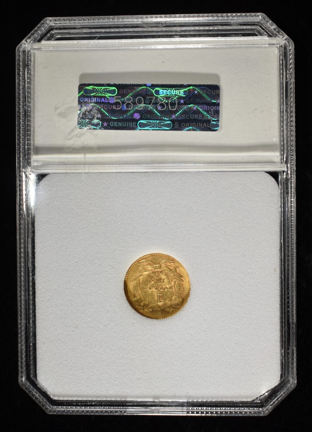 1855 $1 TYPE2 GOLD PCI CH BU