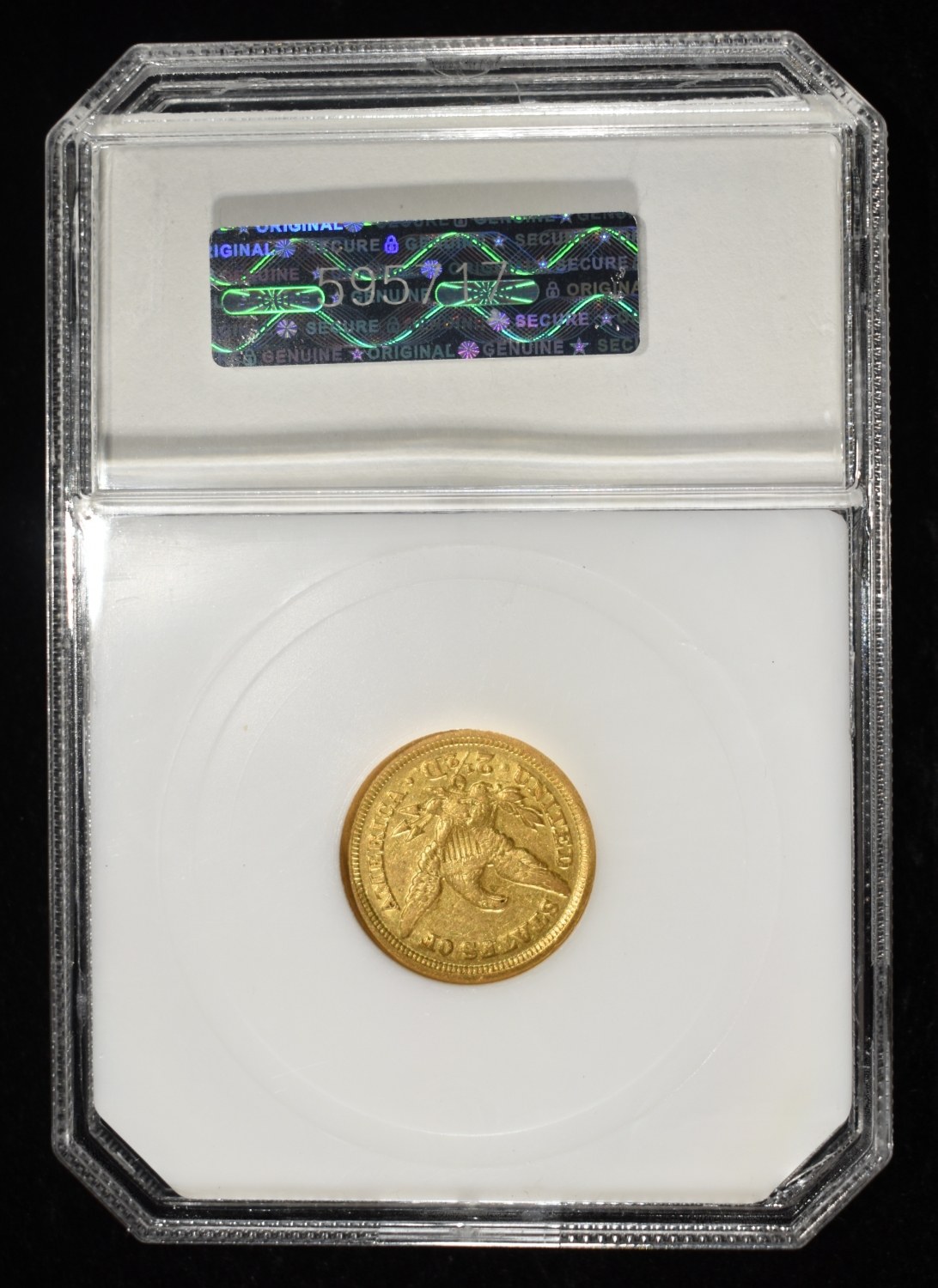 1847-O $2.5 LIBERTY GOLD PCI BU