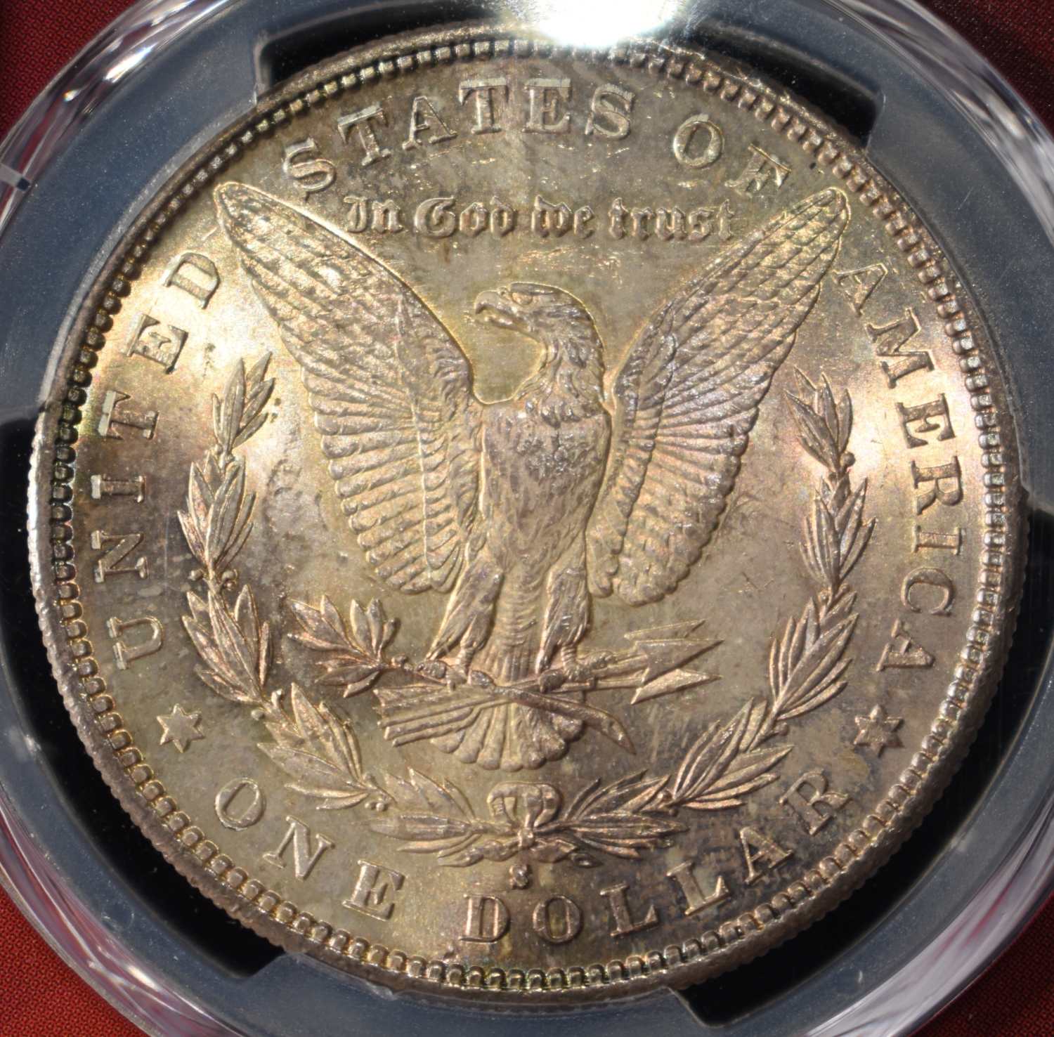1882-S MORGAN DOLLAR PCGS MS65