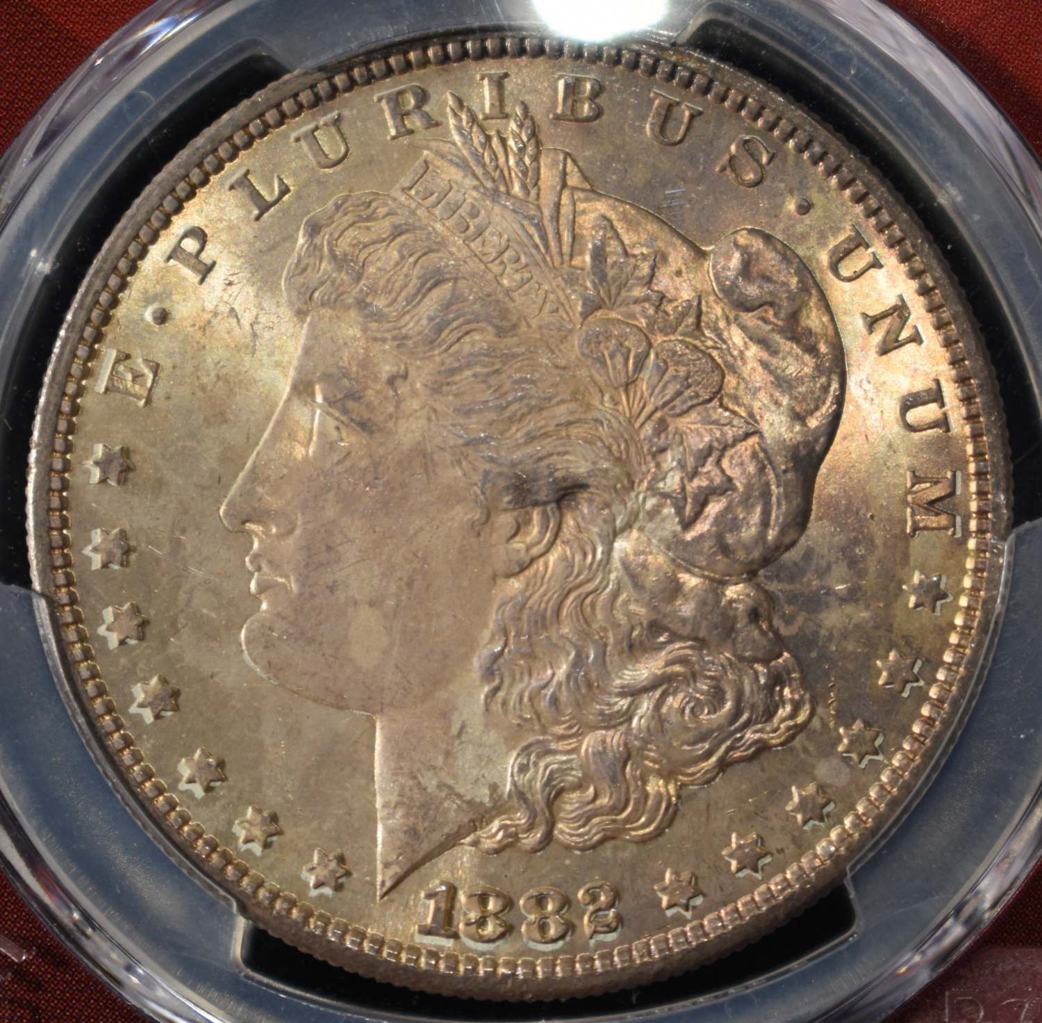 1882-S MORGAN DOLLAR PCGS MS65