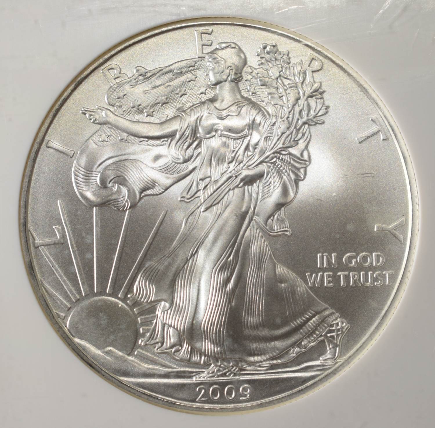 2009 AMERICAN SILVER EAGLE NGC MS69