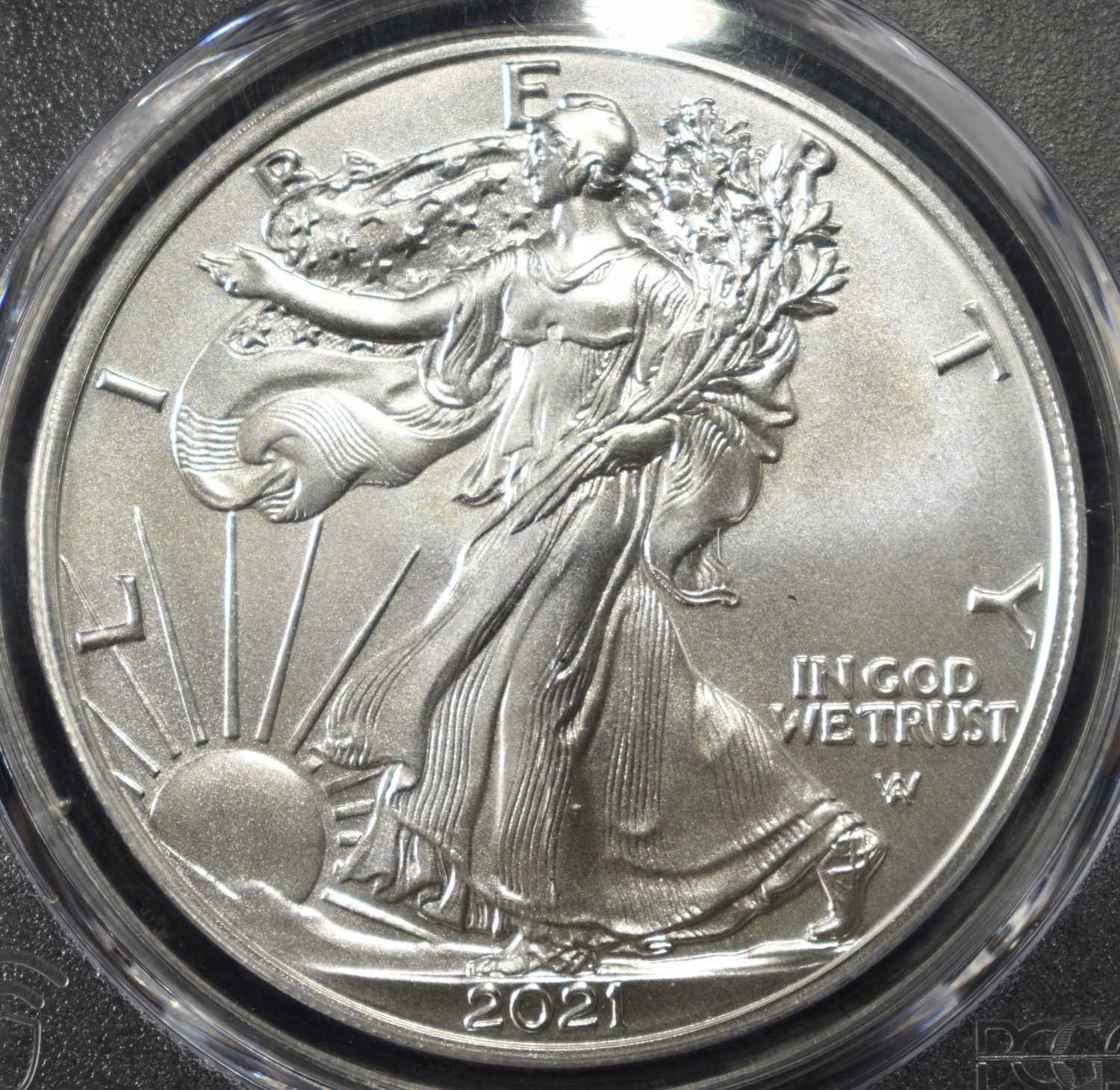 2021 AMERICAN SILVER EAGLE TYPE2 PCGS MS70